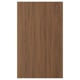 TISTORP Door, brown walnut effect, 60x100 cm