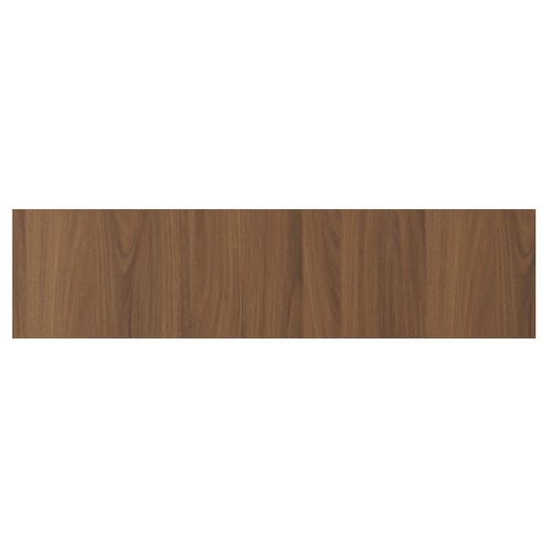 TISTORP Drawer front, brown walnut effect, 80x20 cm
