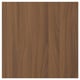 Option: TISTORP Drawer front, brown walnut effect, 40x40 cm
