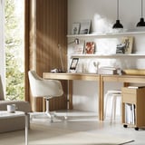 TONSTAD Desk, oak veneer, 140x75 cm