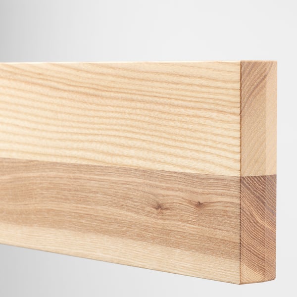 torhamn واجهة د رج خشب طبيعي رماد 40x10 سم ikea
