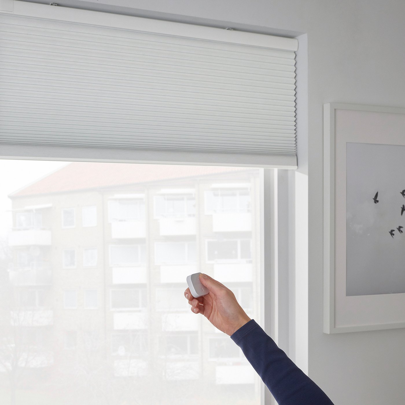 TREDANSEN block-out cellular blind, smart wireless/battery