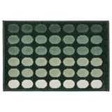 TUNNELBANA Door mat, dark green, 40x60 cm