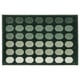 TUNNELBANA Door mat, dark green, 40x60 cm