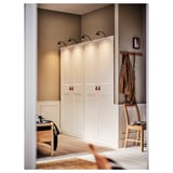 TVÄRDRAG Cabinet lighting, black/dimmable