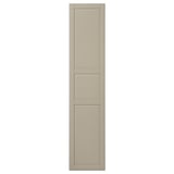 TYSSEDAL Door with hinges, grey-beige, 50x229 cm