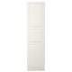 TYSSEDAL Door with hinges, white, 50x195 cm