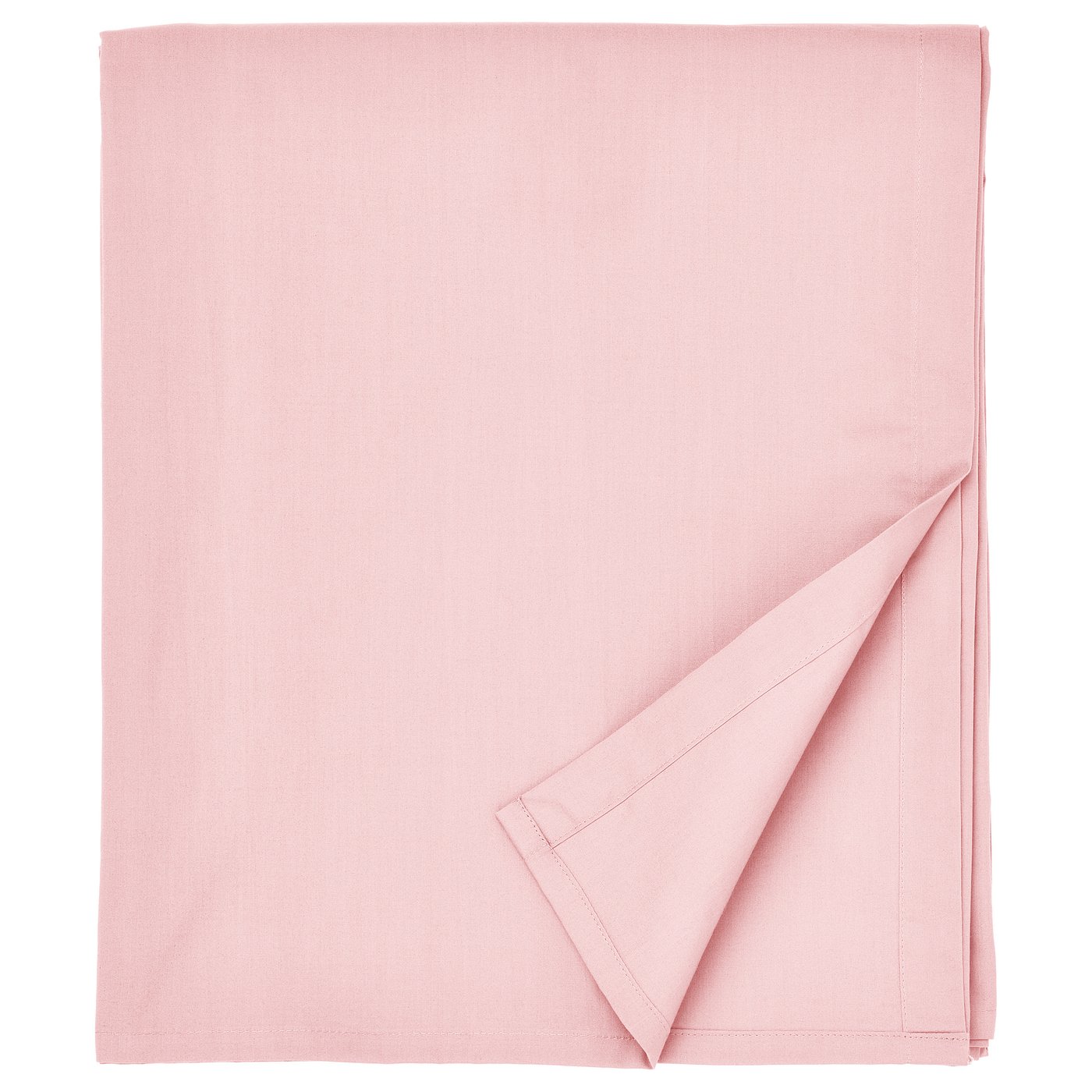 ULLVIDE Flat sheet, light pink, 150x260 cm