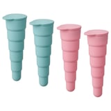UPPFYLLD Ice lolly maker, pop-up turquoise/pink, 16 cm