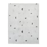 VÄNKRETS Blanket, light grey, 130x170 cm