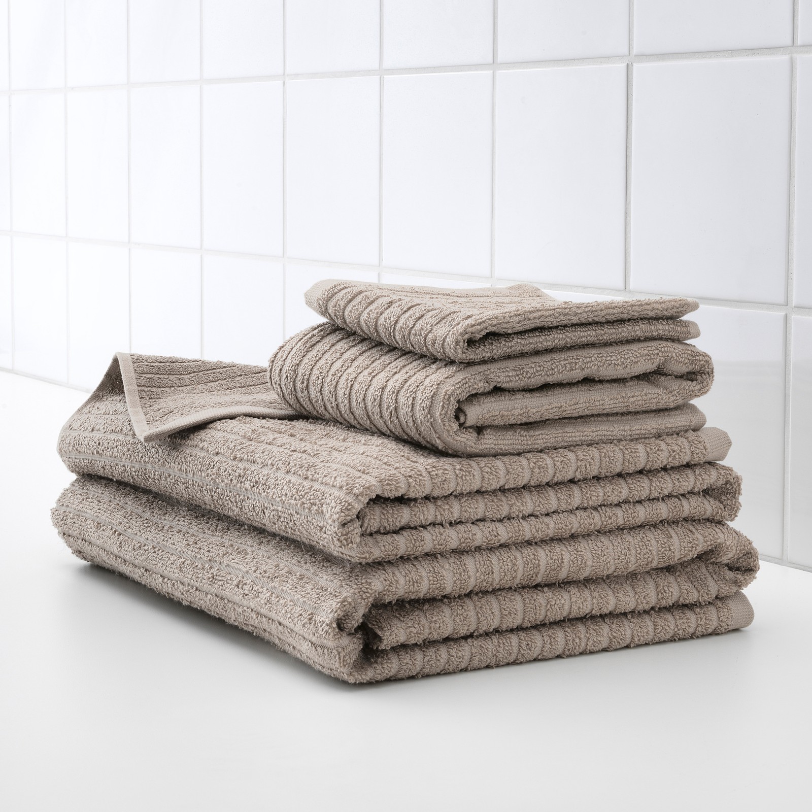 VÅGSJÖN Hand towel beige IKEA