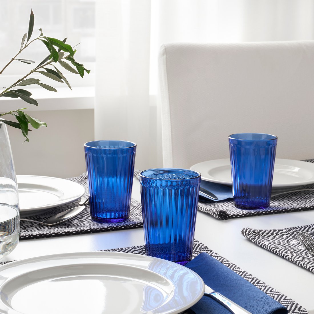 VARDAGEN Glass blue IKEA