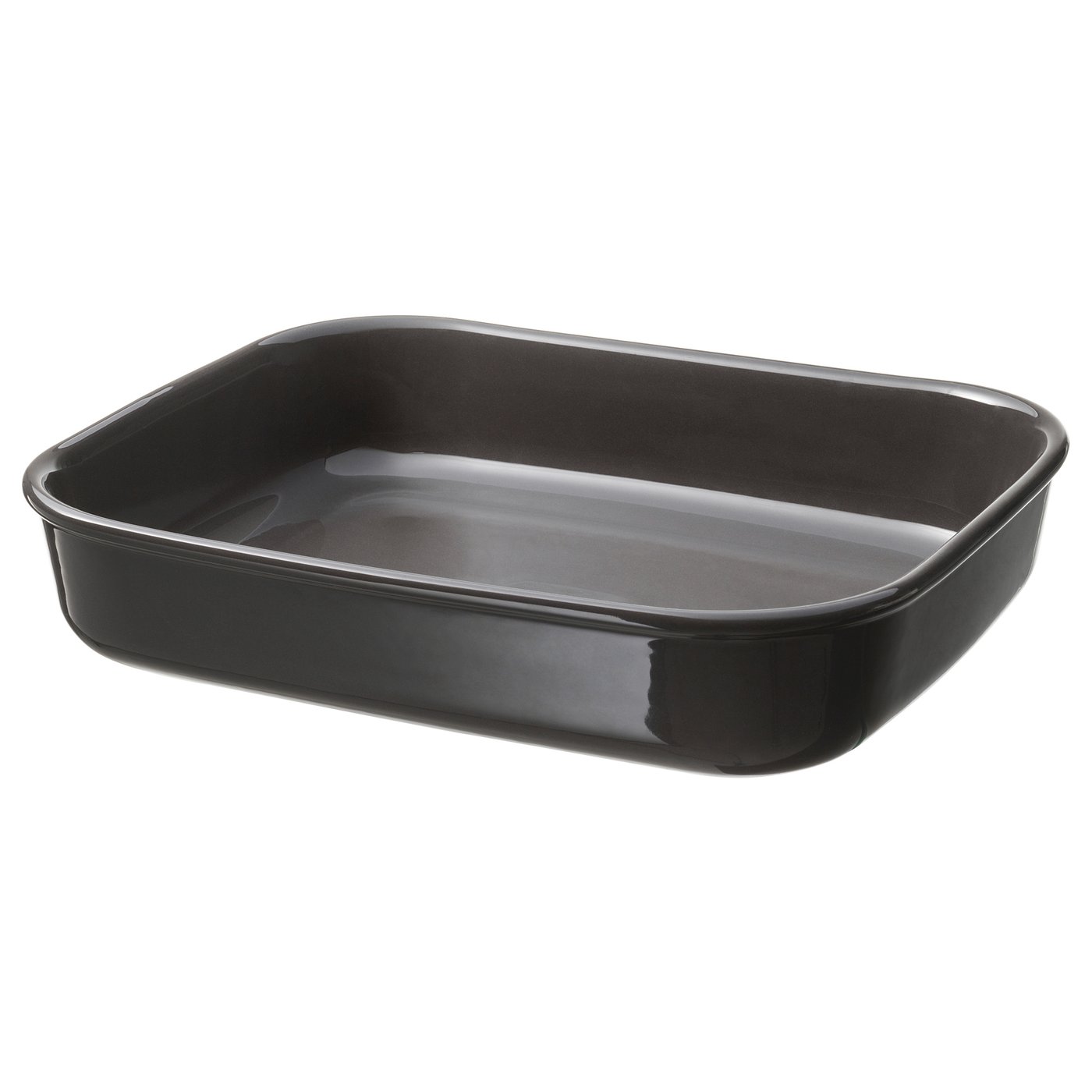 VARDAGEN Oven dish, rectangular/dark grey, 29x23 cm IKEA