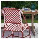 VASSHOLMEN Chair, in/outdoor, red/white