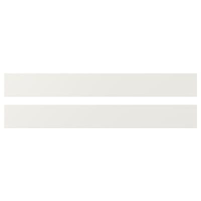 VEDDINGE Drawer front, white, 80x10 cm