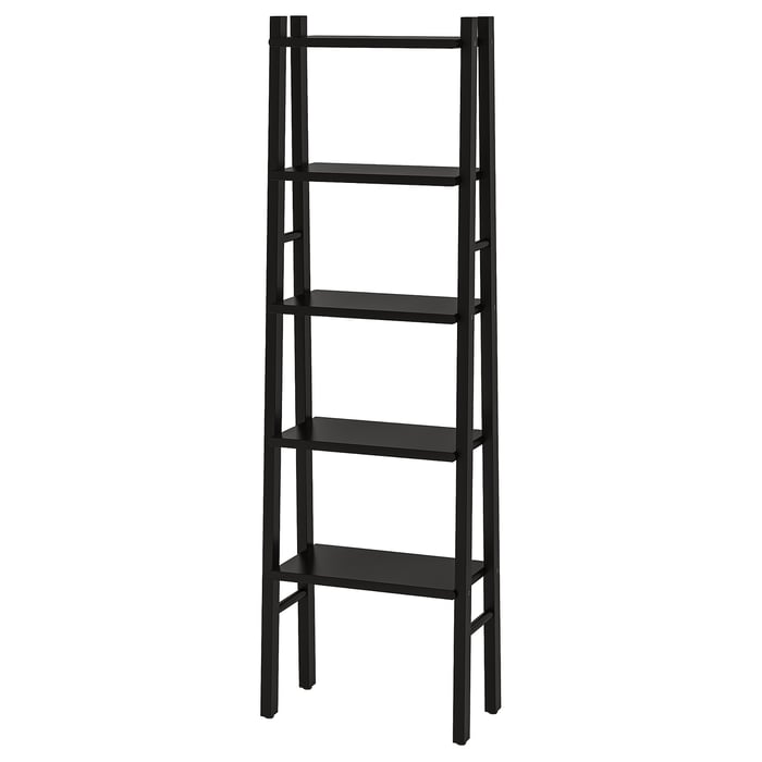 VILTO shelving unit, black, 46x150 cm IKEA