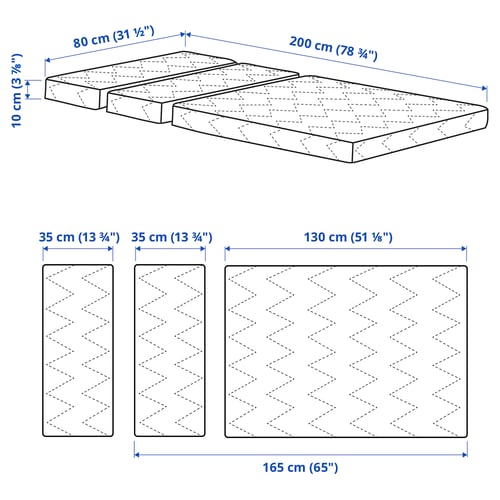 Illustration with measurements for the product: VIMSIG.