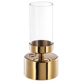 VINTER 2018 Lantern for tealight, gold-colour, 19 cm