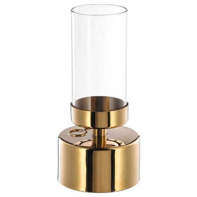 VINTER 2018 Lantern for tealight, gold-colour, 19 cm
