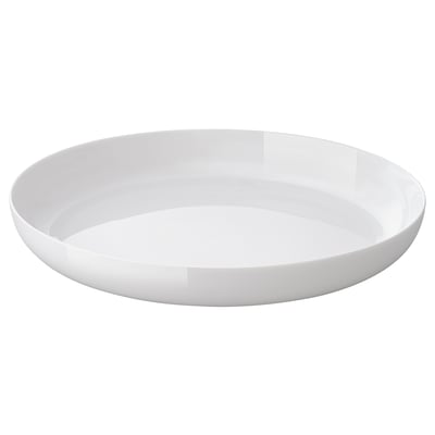 VITBLECKA Plate, white, 29 cm