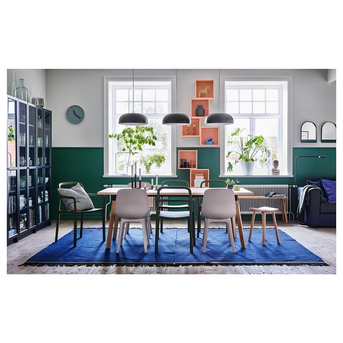 u_u　IKEA YPPELIG ダイニングテーブル 200x90 cm 99fa6e3166fe40898382492c3f9386
