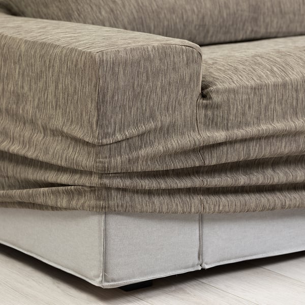 AGERÖD Cover for 3-seat sofa, beige