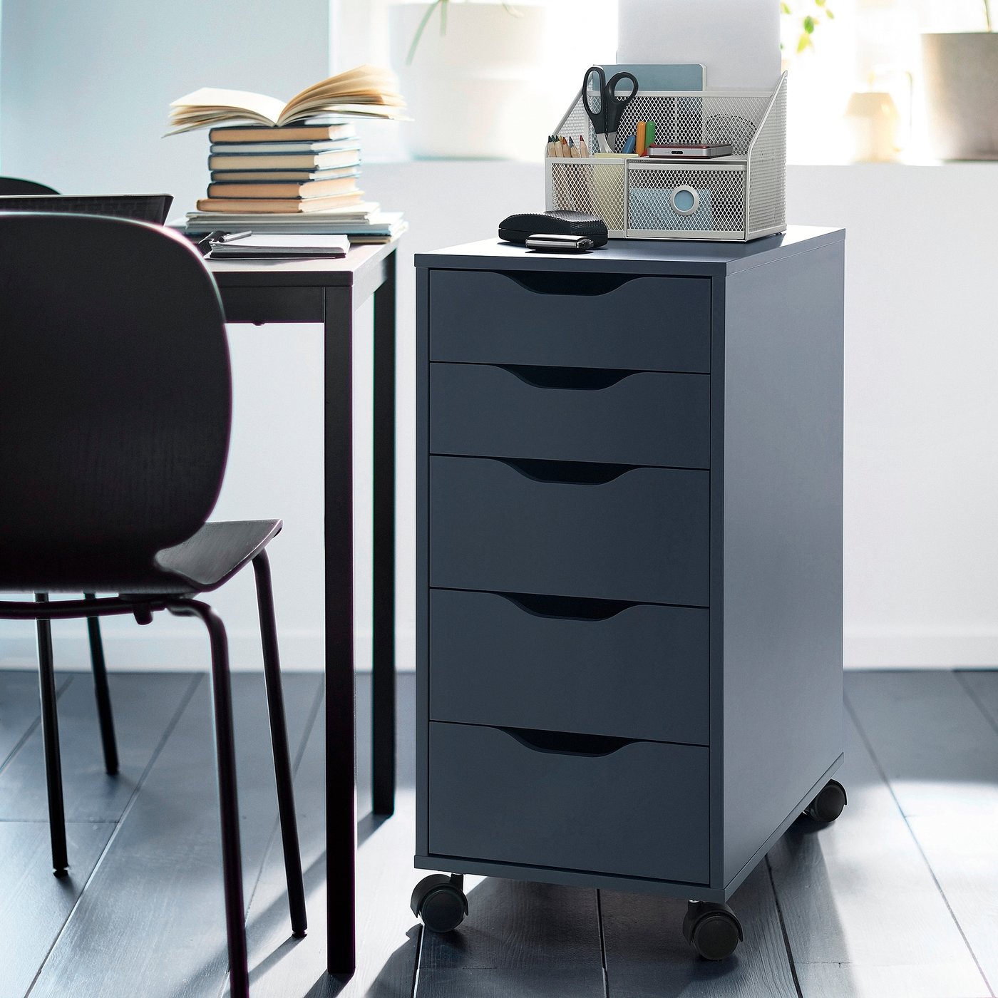 IKEA ALEX アレクス　引き出しユニット　ブラックブルー ALEX アレクス 引き出しユニット, ブラックブルー, 36x70 cm - IKEA