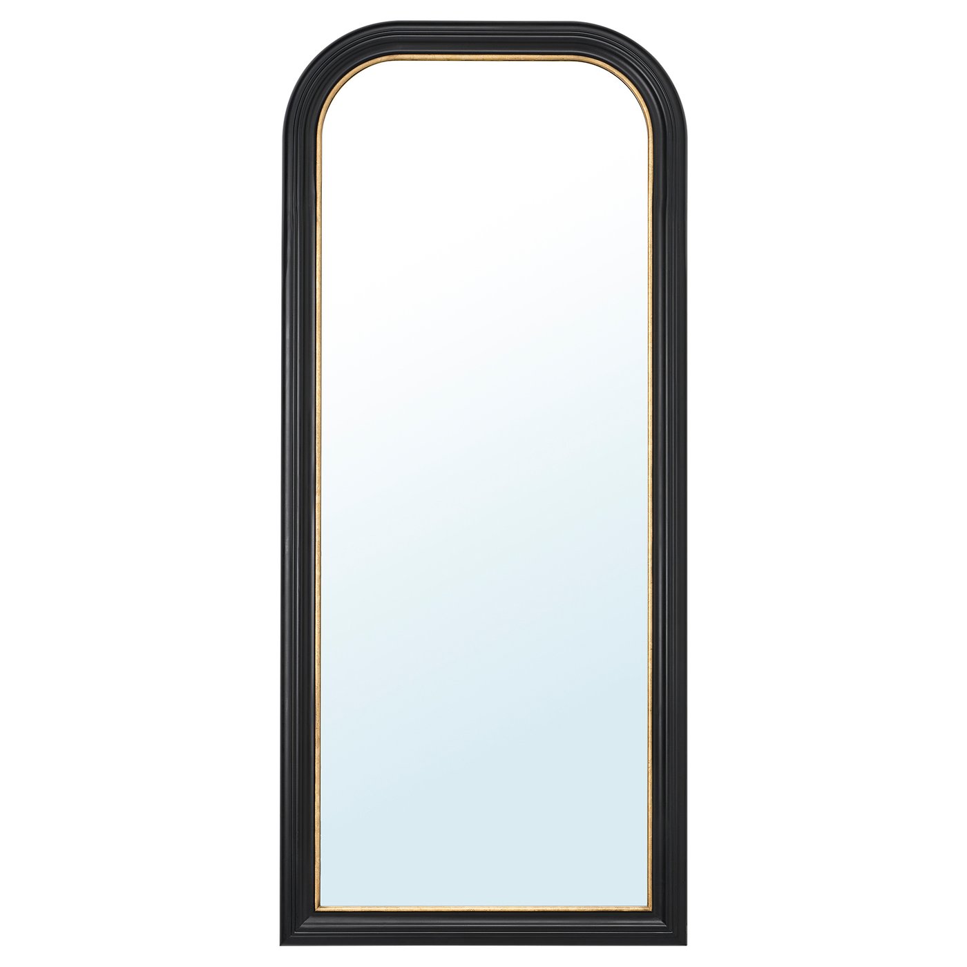 ALMARÖD アルマロード 全身鏡 ミラー, ブラック, 75x170 cm ALMARÖD mirror, black, 75x170 cm - IKEA