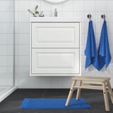 ALSTERN Bath mat, bright blue, 40x60 cm