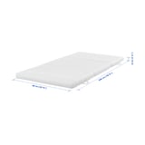 ÅNNFJÄLLET Coir mattress, super firm/white, 90x200 cm