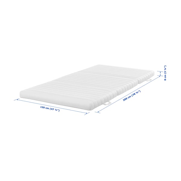 ÅNNFJÄLLET Coir mattress, super firm/white, 120x200 cm