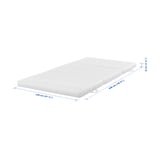 ÅNNFJÄLLET Coir mattress, super firm/white, 120x200 cm