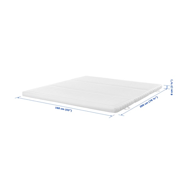ÅNNFJÄLLET Coir mattress, super firm/white, 160x200 cm