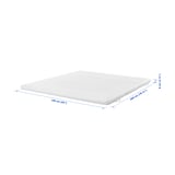 ÅNNFJÄLLET Coir mattress, super firm/white, 160x200 cm