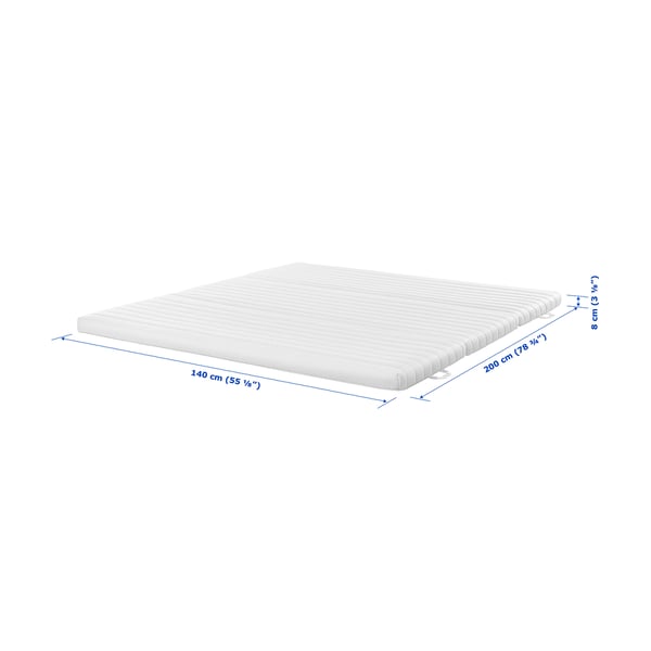 ÅNNFJÄLLET Coir mattress, super firm/white, 140x200 cm