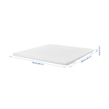 ÅNNFJÄLLET Coir mattress, super firm/white, 140x200 cm