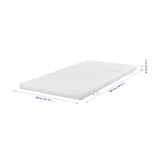 ÅNNFJÄLLET Coir mattress, super firm/white, 80x200 cm