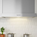 ANPASSA Extractor hood, stainless steel, 90 cm