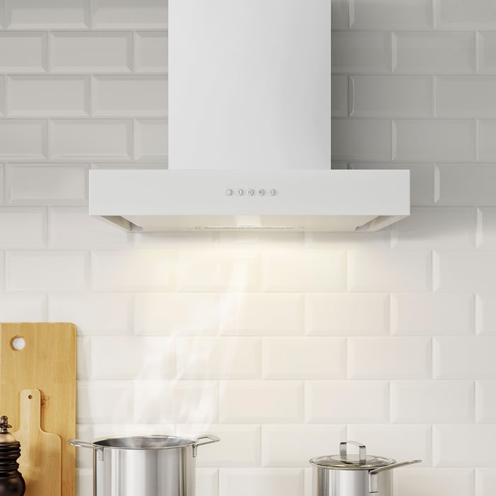 ANPASSA extractor hood, white, 60 cm IKEA