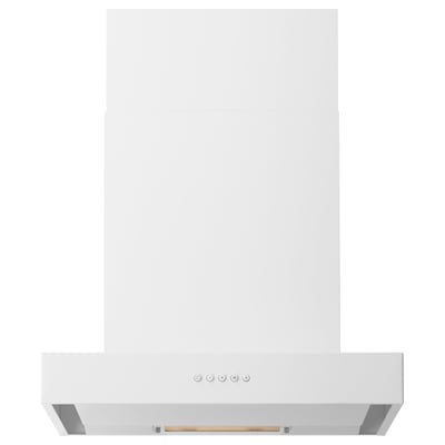 ANPASSA Extractor hood with decorative pipe, white, 60 cm