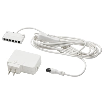 ANSLUTA LED driver with cord, white, 19 W