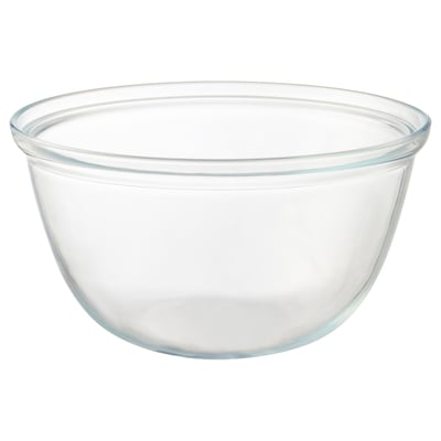 ANTENNFISK Serving bowl, glass, 24 cm