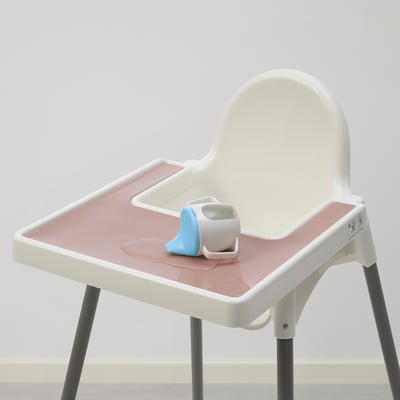 ANTILOP Tray mat, pink, 38x38 cm