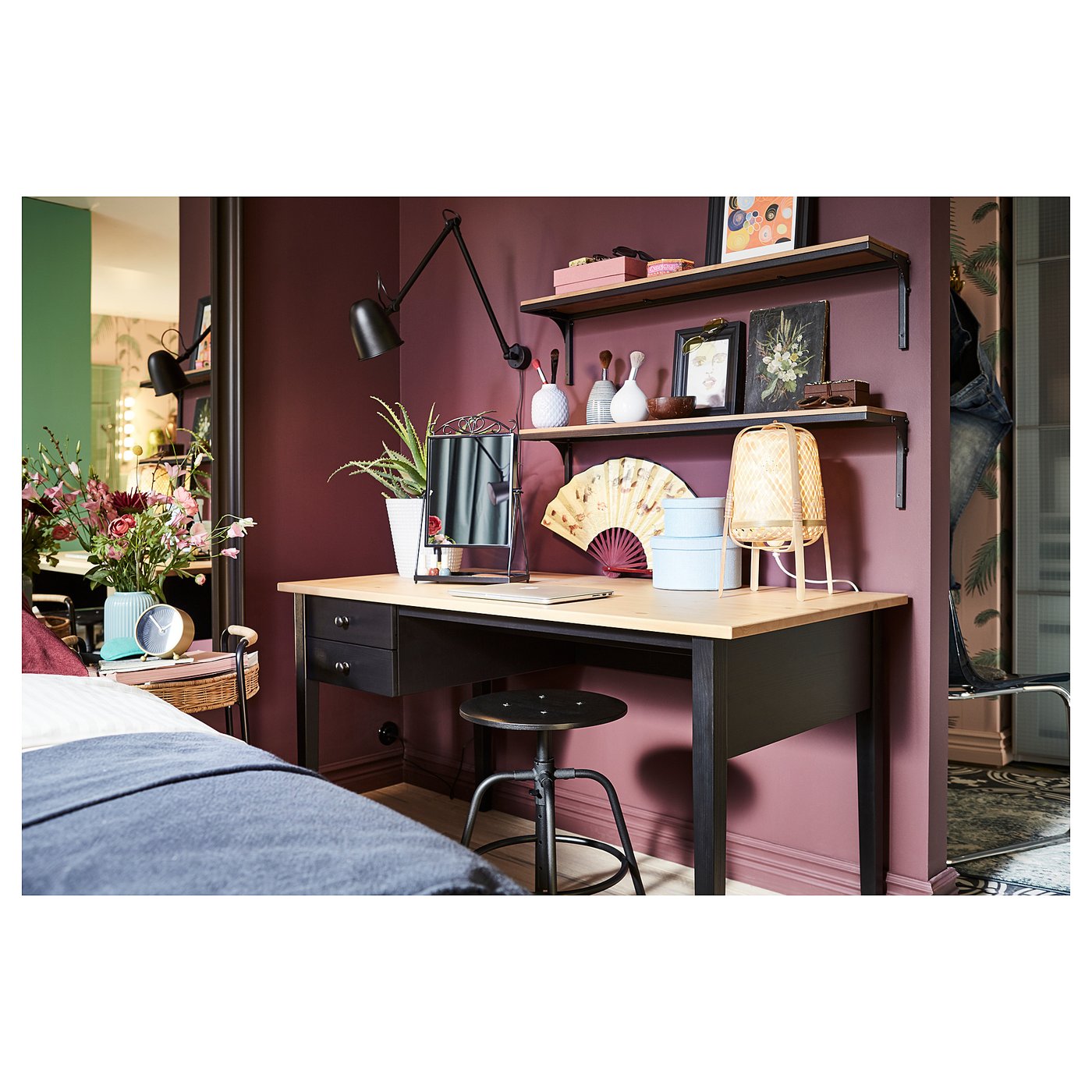 lostchild650IKEA イケア ARKELSTORP ARKELSTORP desk, black, 140x70 cm - IKEA