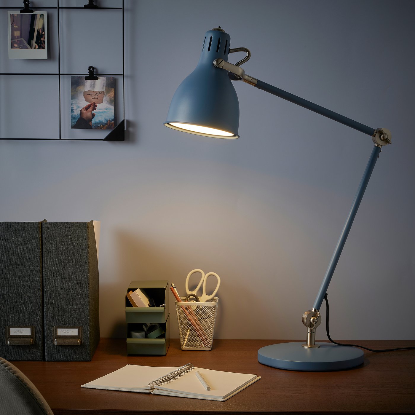 ARÖD work lamp, turquoise - IKEA