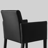 ASGRIM Chair with armrests, Bomstad black