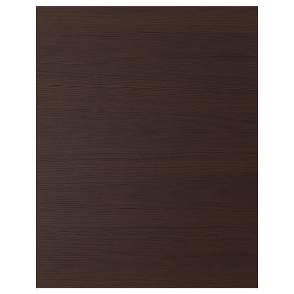 ASKERSUND Cover panel, dark brown ash effect, 63x80 cm