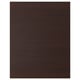ASKERSUND Cover panel, dark brown ash effect, 63x80 cm