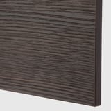 ASKERSUND Cover panel, dark brown ash effect, 63x80 cm