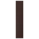 ASKERSUND Door, dark brown ash effect, 40x200 cm